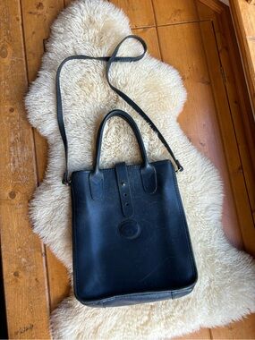 Vintage Michael Green Leather Satchel